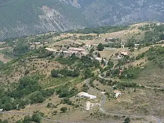 A general view of the village of Valavoire