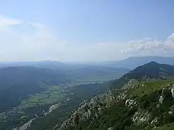 Vipava valley from Nanos.