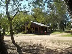 National Park visitor center in the camping area.