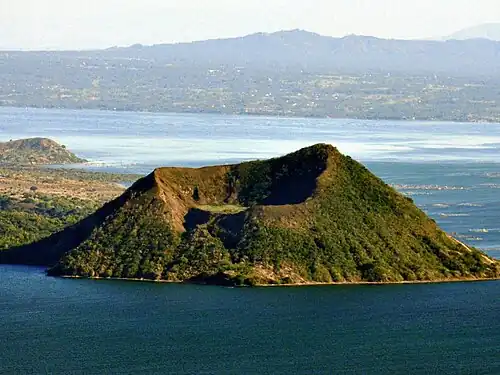 Volcanic Cone in Taal Lake