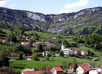 A general view of Champfromier