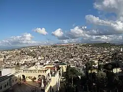 View on the old medina of Fes