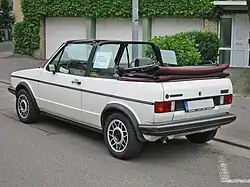 VW Golf I Cabriolet (rear)