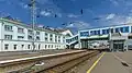The main train station of Kirov, Russia.