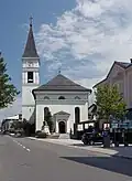 Wörgl, church: Stadtpfarrkriche Sankt Laurentius