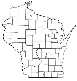 Location of Decatur, Wisconsin
