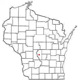 Location of Friendship, Wisconsin