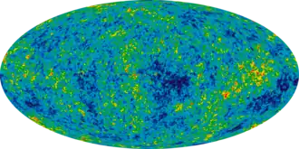 WMAP image of cosmic background radiation