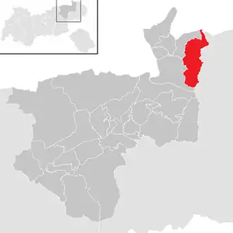 Location in the district