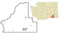 Location of Prescott, Washington
