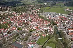 The center of the city.