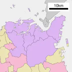Seven wards of Kitakyushu.