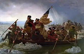 Washington Crossing the Delaware by Emanuel Leutze, 1851