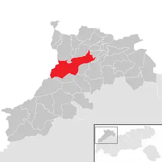 Location in the district