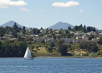 An view of Ladysmith from the water