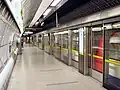 Jubilee Line platform at Westminster station.