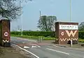 One of the entrances to the town