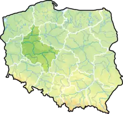 Location within Poland