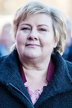 Erna Solbergborn  (1961-02-24) 24 February 1961 (age&nbsp;65)served 2013–2021