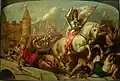'Joan of Arc makes a sortie from the gates of Orleans, and scatters the enemies of France.