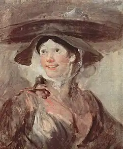 Hogarth's portrait of The Shrimp Girl 1740–1745