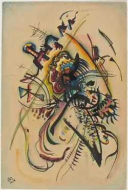 To the unknown voice, by Kandinsky 1915.