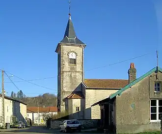 The church of Saint-Nicolas in Xaronval