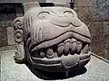 Aztec statue of Xolotl, a god of lightning and death