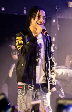 YBN Nahmir performing in 2018