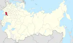 Location in the Russian Empire