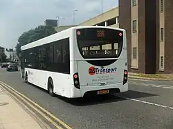 A third generation Enviro200 rear operated by Z&S Transport.