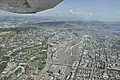 Areal image of the western part of Zürich in Altstetten.