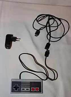 Socket adapter and extra cable for the controller