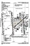 Map of Charlotte Airport.